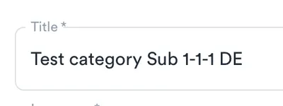 Test category Sub 1-1-1