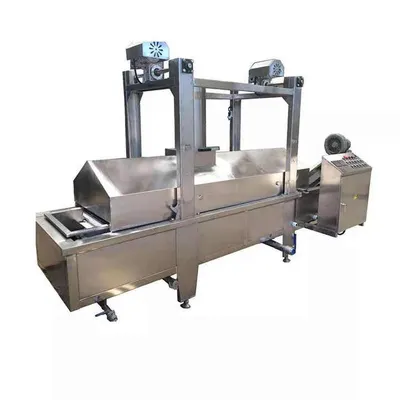 Frying Processing Plant Plantain Chips Making Machine and  Snacks Food Potato Fryer Plantain Chips Frying Machine