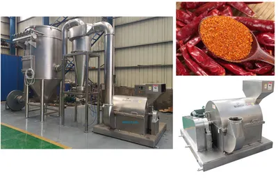 Onion Black Pepper Turmeric Mirchi Powder Processing Machine Chilly Cinnamon Spice Grinding Mill Plant